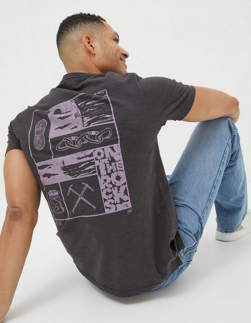 Mens On The Rocks T Shirt