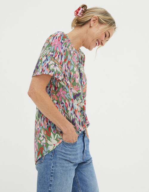 Lyndy Expressive Floral Blouse