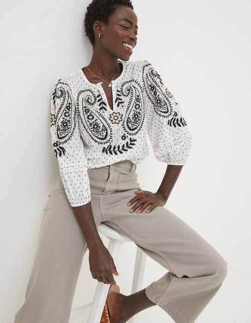 Imogen Embroidered Blouse