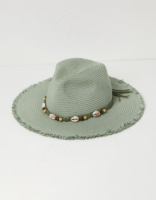 Raw Edge Fedora Hat