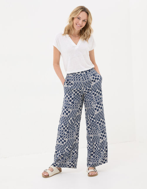 Isla Patchwork Geo Wide Leg...