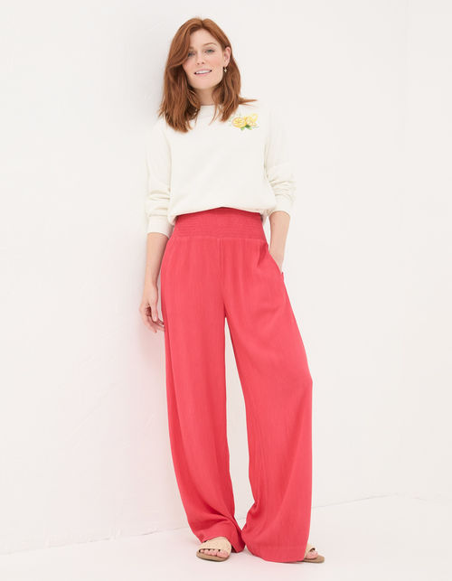 Wide Leg Palazzo Trousers