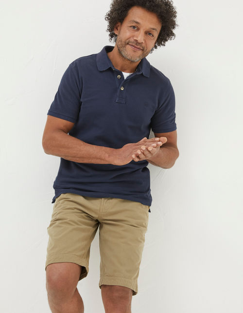 Mens Organic Cotton Pique Polo