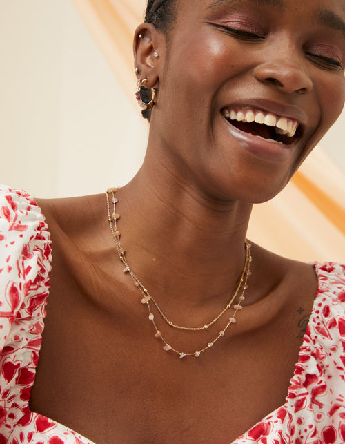 Stone Layered Necklace