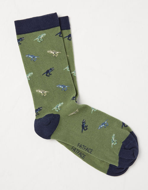 Mens 1 Pack Dinosaur Socks