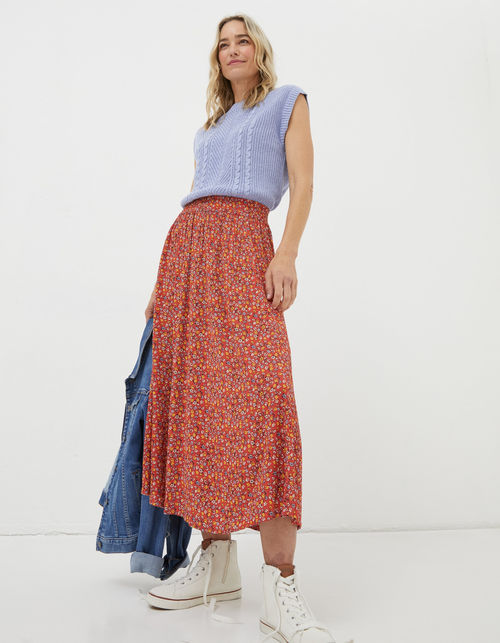 Millie Gradient Floral Midi...