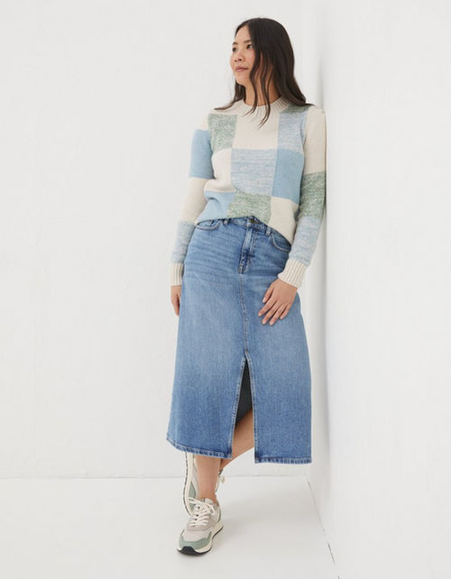 Carla Denim Midi Skirt