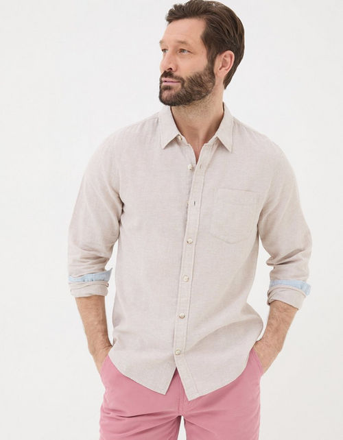 Mens Bugle Micro Stripe Shirt