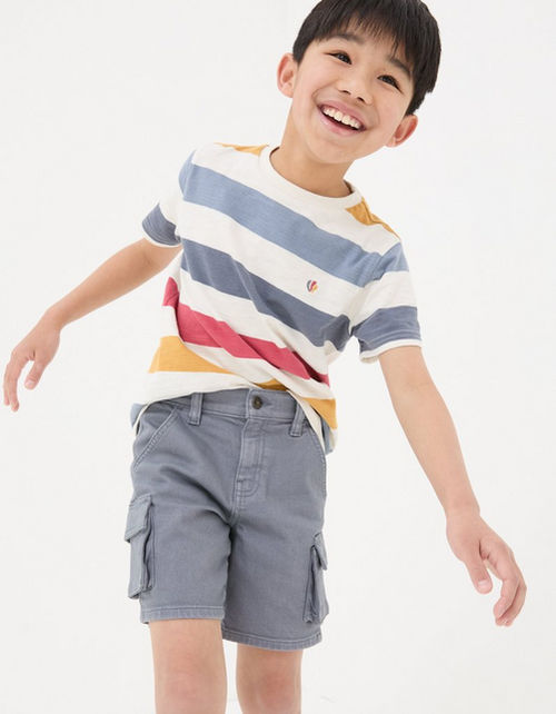 Kid's Twill Cargo Short