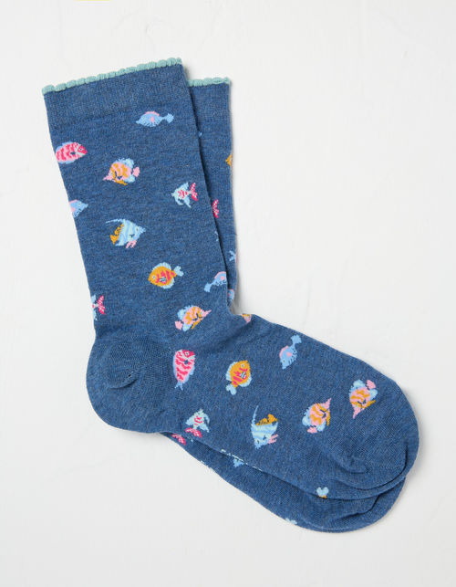 1 Pack Tropical Fish Socks