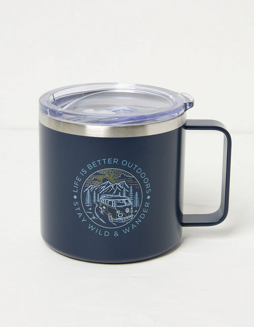 Mens VW Camper Travel Mug