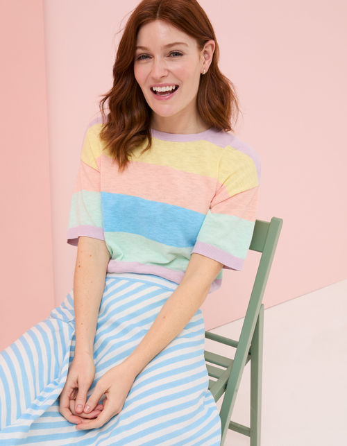 Jude's Sorbet Linen Stripe...