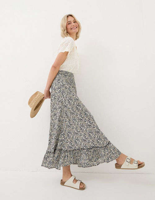 Lissy Inlay Floral Maxi Skirt