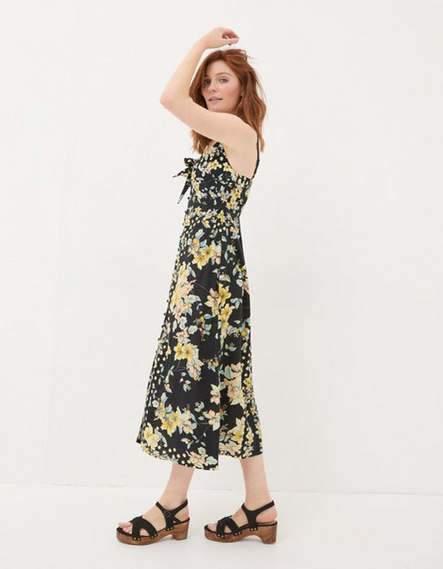 Phoebe Citrus Floral Midi...