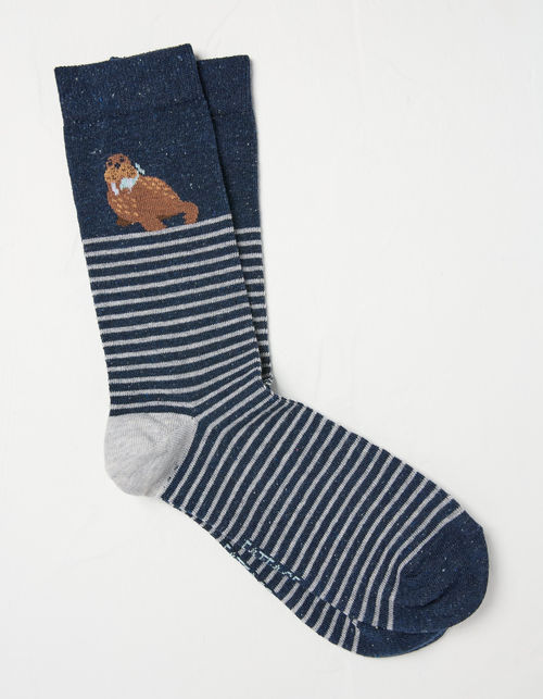 Mens 1 Pack Walrus Socks