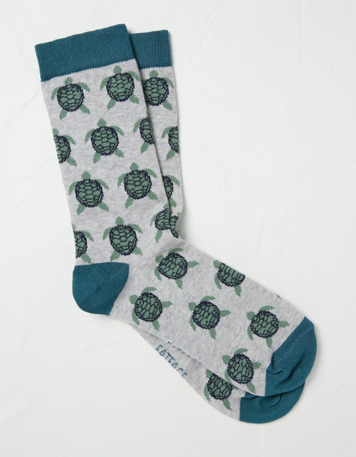 Mens 1 Pack Turtle Socks