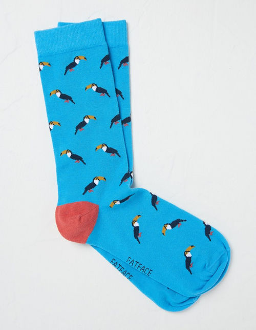 Mens 1 Pack Toucan Socks