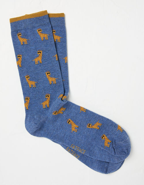 Mens 1 Pack Giraffe Dude Socks
