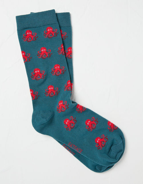 Mens 1 Pack Octopus Socks