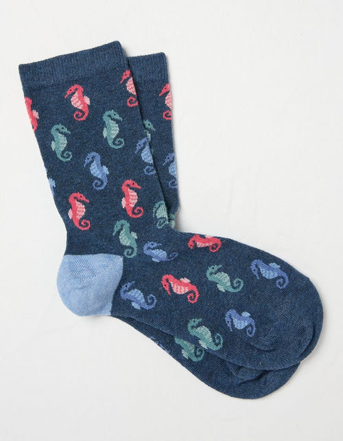 1 Pack Seahorse Socks