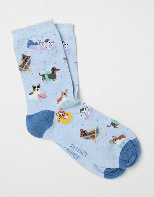 1 Pack Beach Dogs Socks