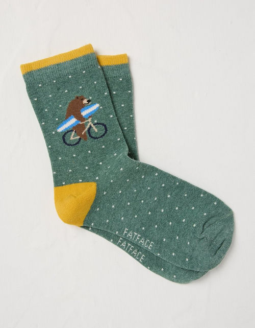 Kid's 1 Pack Bear Socks