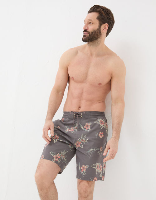 Mens Camber Hibiscus Swim...