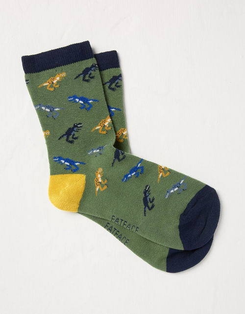 Kid's 1 Pack Dinosaurs Socks