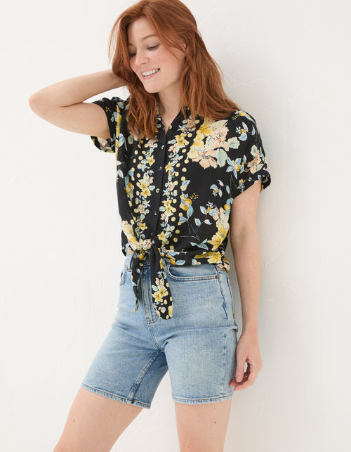 Cali Citrus Floral Shirt