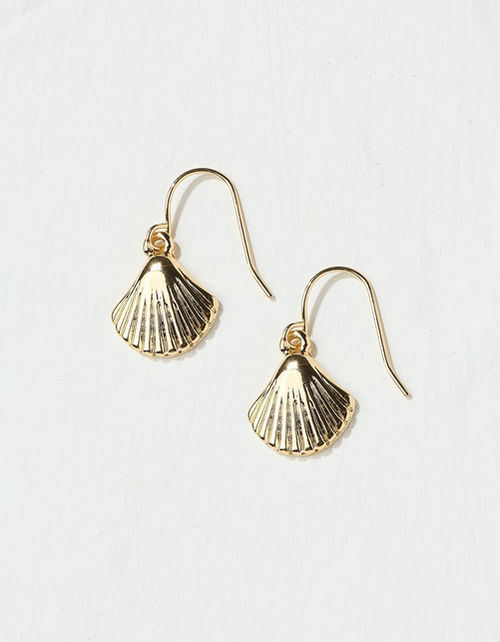 Shell Drop Earrings