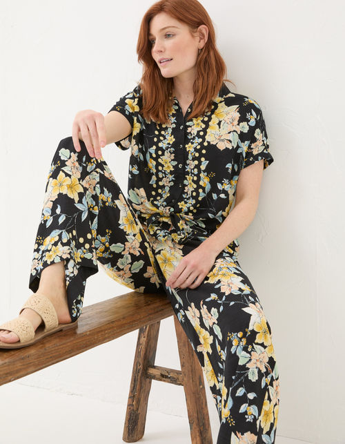 Jenna Citrus Floral Trousers