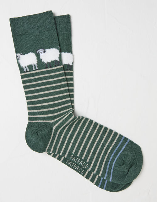 Mens 1 Pack Sheep Socks