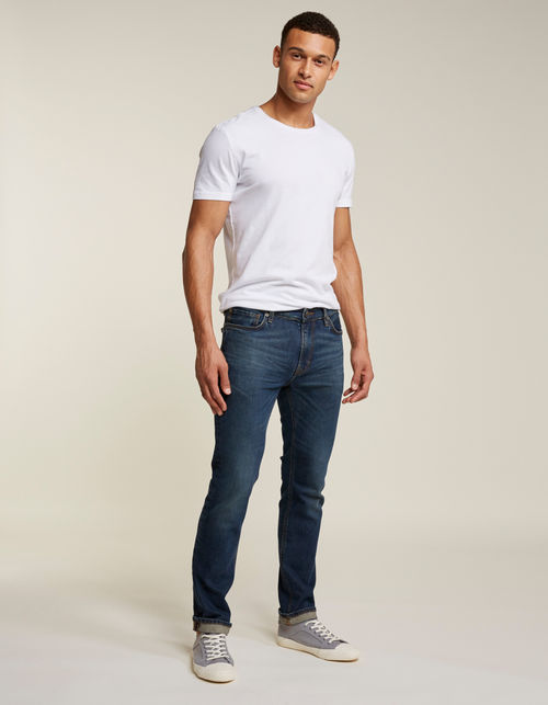 Mens Mid Wash Slim Jeans