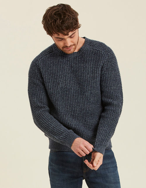 Mens Skye Waffle Crew Neck...