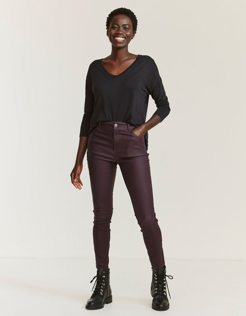 Skye Skinny Coated Jeggings