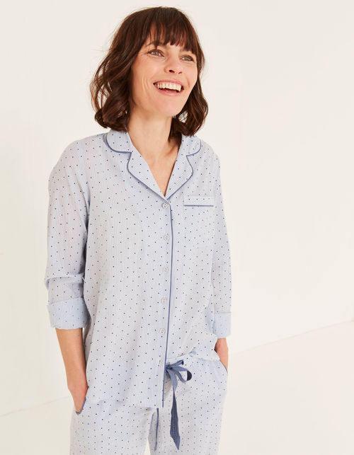 Cotton Chambray Pj Set