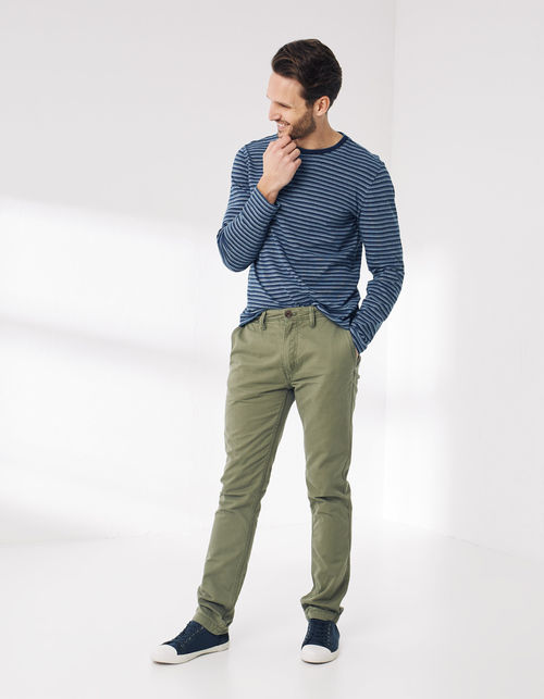 Mens Slim Coastal Chinos