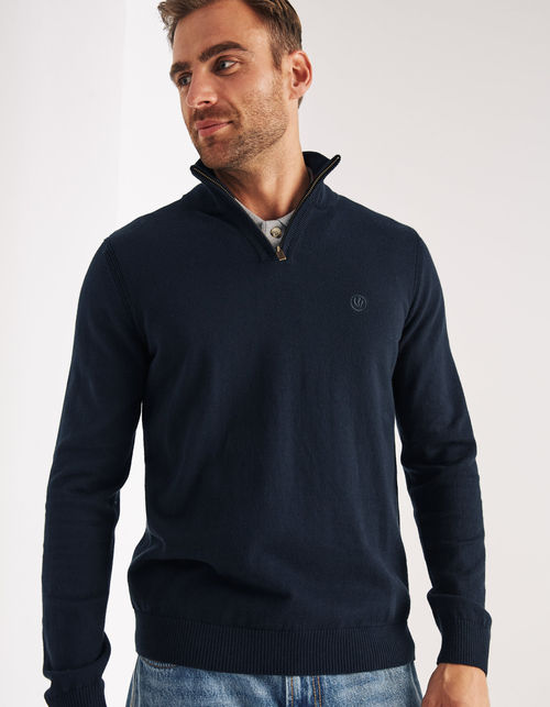 Mens Braunton Half Neck Jumper