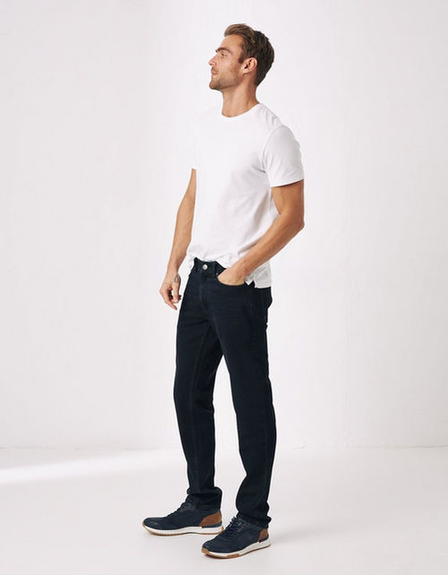 Mens Slim Washed Black Jeans