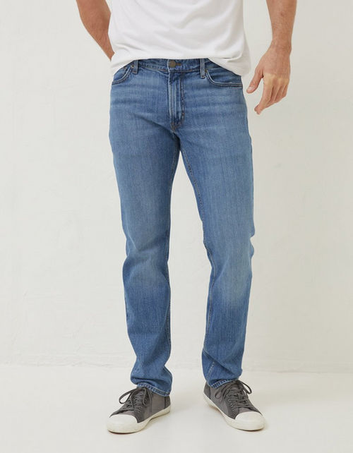 Mens Slim Authentic Wash Jeans