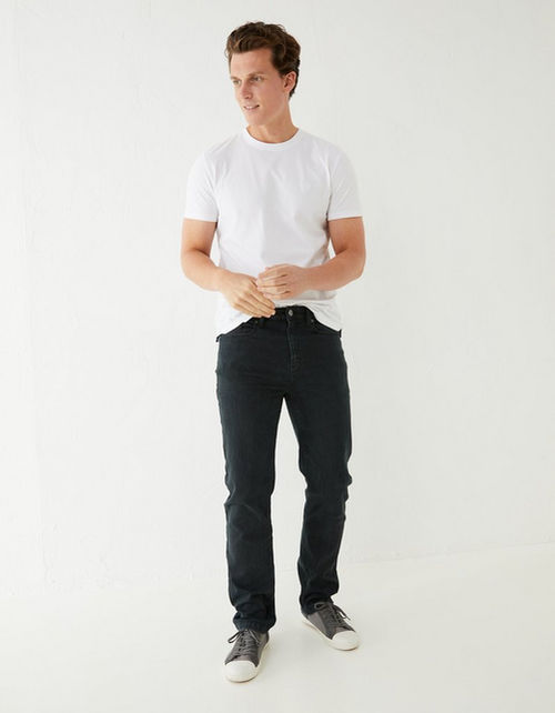 Mens Straight 5 Pocket Jeans