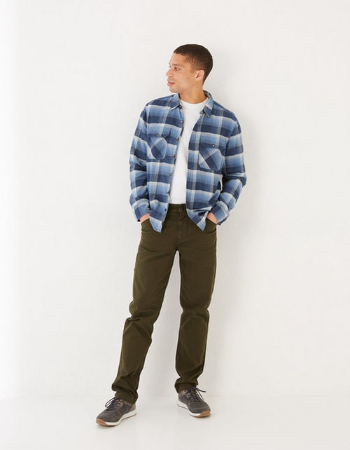 Mens Ombre Check Shirt