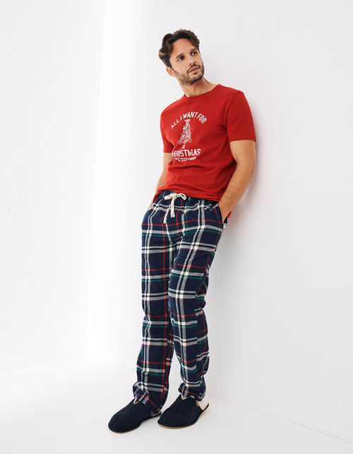 Mens Hailes Check Pyjama...