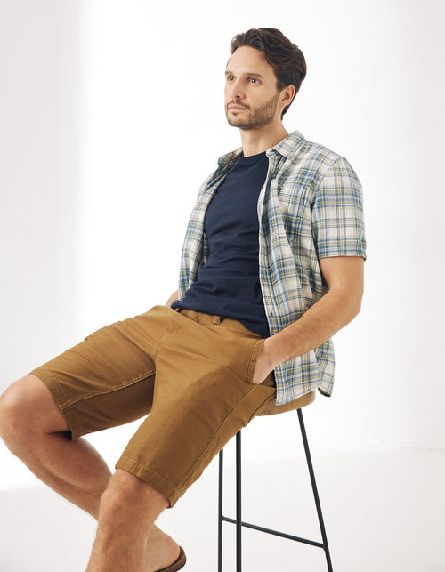 Mens Stow Flat Front Shorts