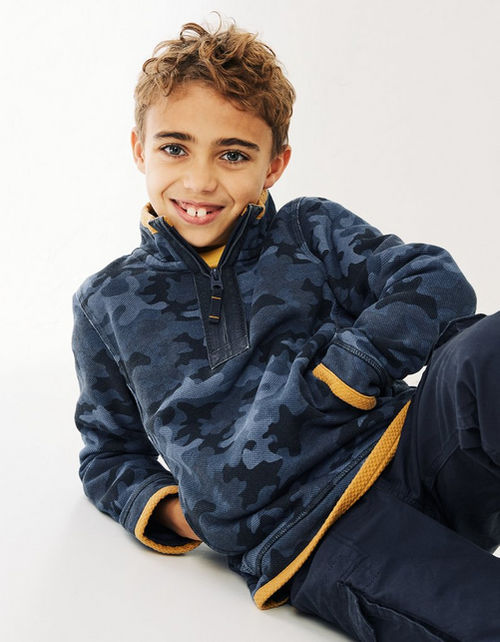 Kid's Camo Airlie Sweat