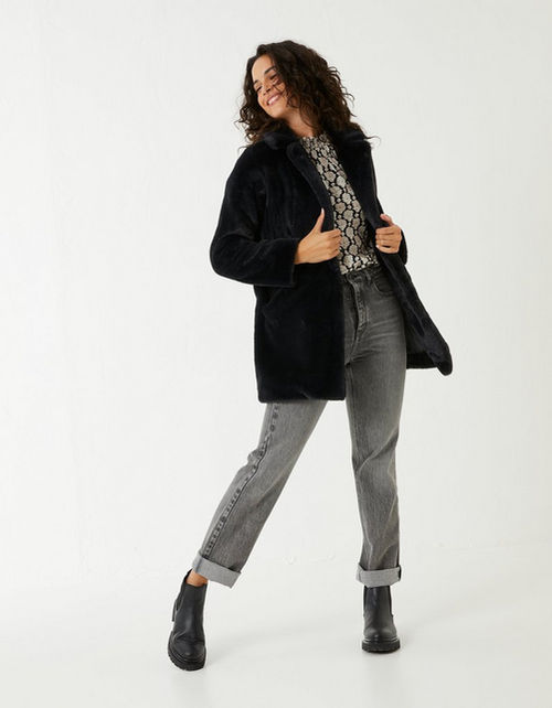 Caroline Faux Fur Coat