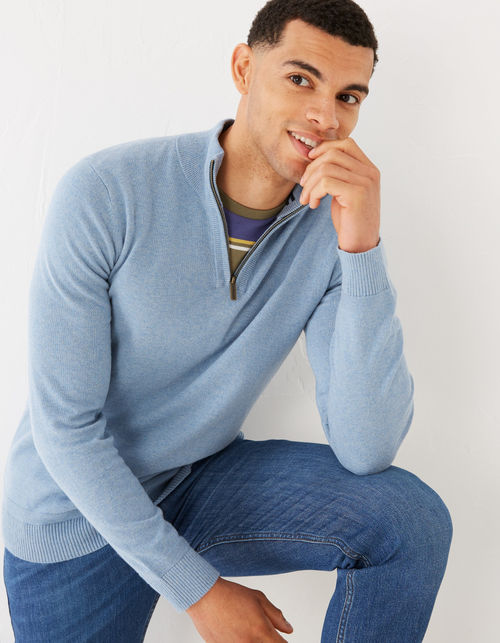 Mens Braunton Half Neck Jumper