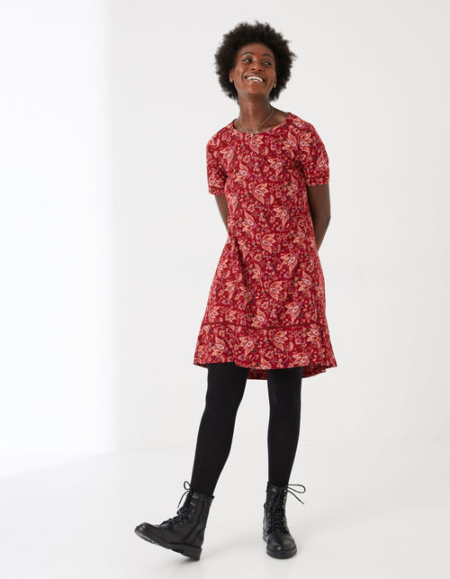 Simone Burlington Print Jersey Dress, Dresses