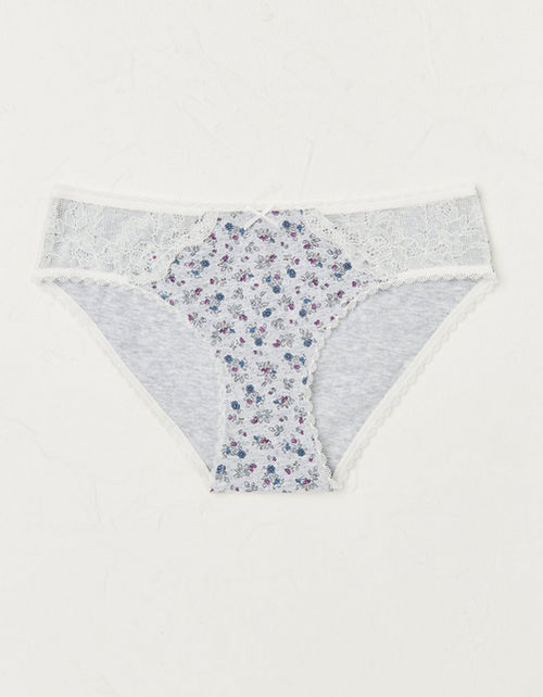 Ditsy Bouquet Lace Mini Briefs