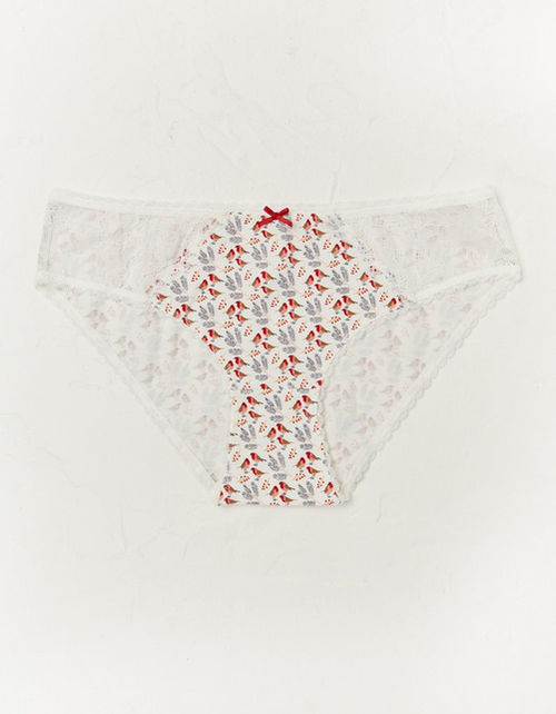 Robin Print Mini Briefs